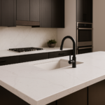 quartzo branco bancada