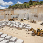 Pedreira de granito branco itaunas