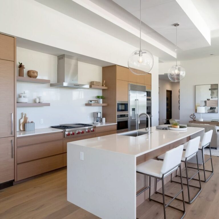 Cozinha quartzo branco